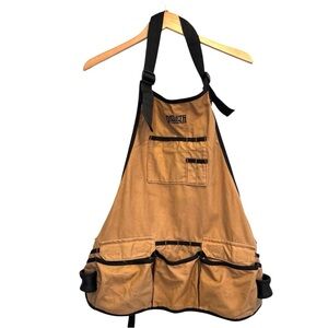 Duluth Trading Co Tan Utility Apron Heavy Weight